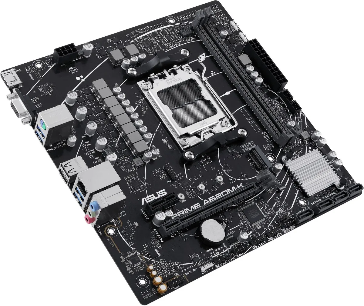 ASUS Prime A620M-K AM5 Micro-ATX Moederbord