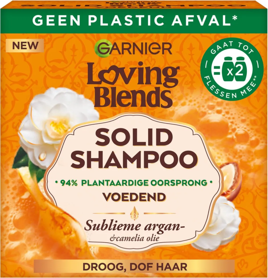 Garnier Loving Blends Solid Shampoo Bar Argan & Camelia 60g