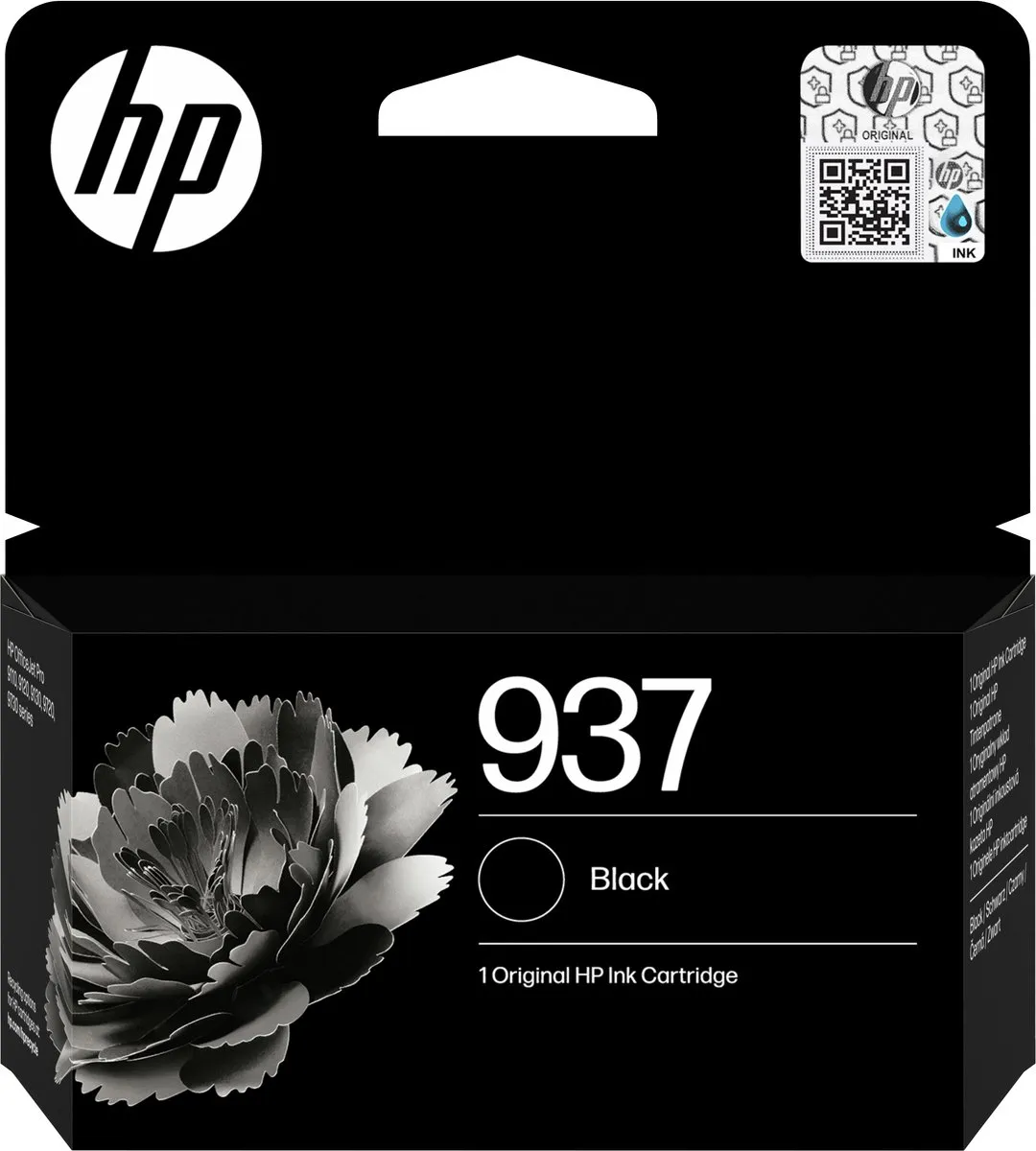 HP 937 Inktcartridge Zwart - HP4S6W5NEB