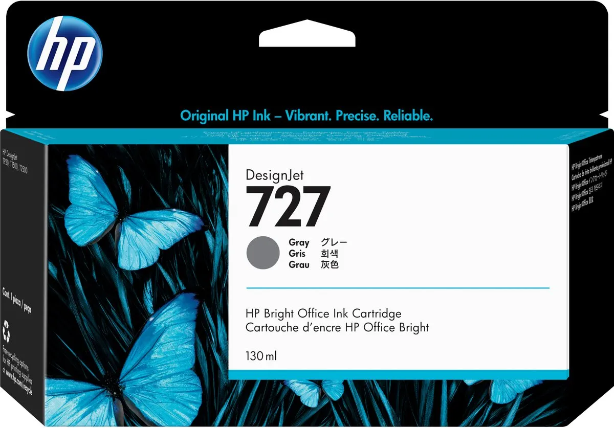 HP B3P24A Grijs Inktcartridge - 130ml - Army