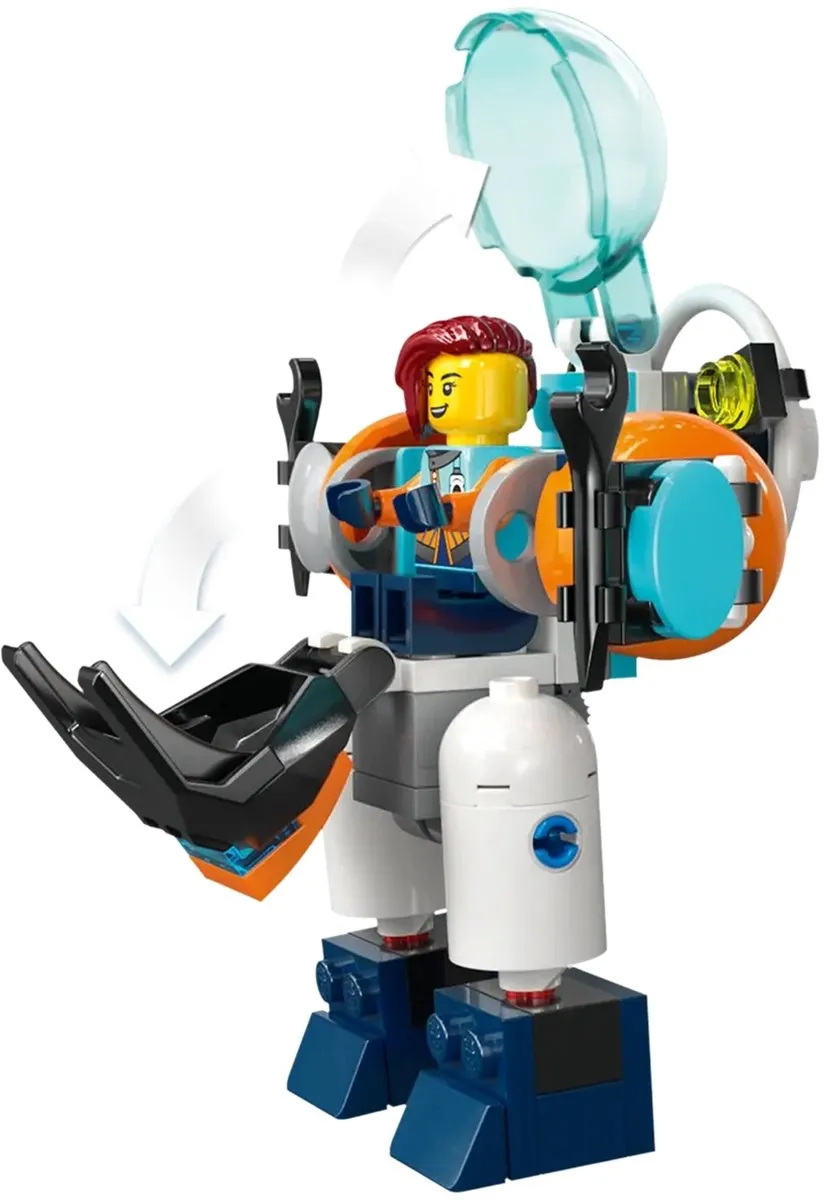 LEGO City Duikboot 60379 - 842 Stukken - 6 Minifiguren