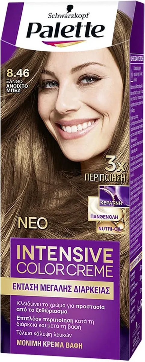 Schwarzkopf Palette Intensive Color Creme 8.46 Haarverf 110ml