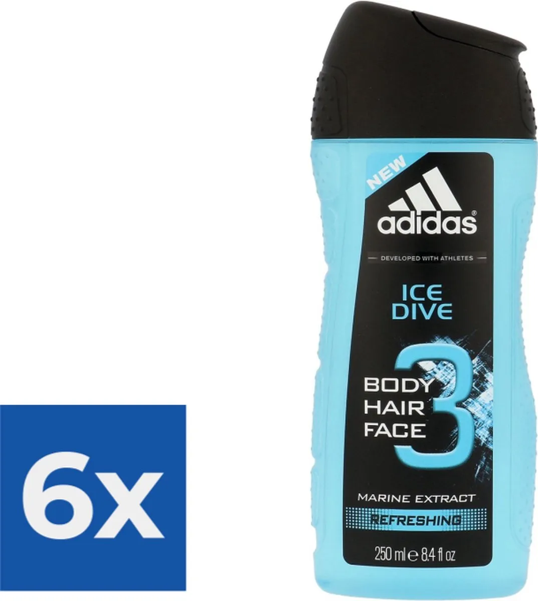 adidas Ice Dive Douchegel & Shampoo 250ml