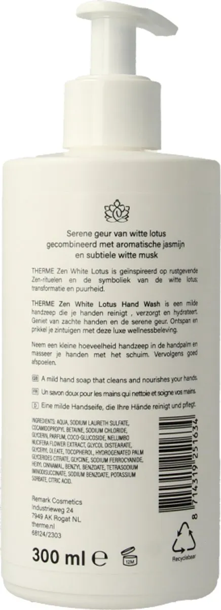 Therme Handzeep Zen White Lotus 300ml