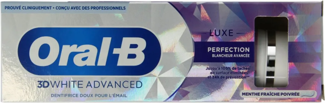 Oral-B 3D White Advanced Luxe Perfection Tandpasta 75ml