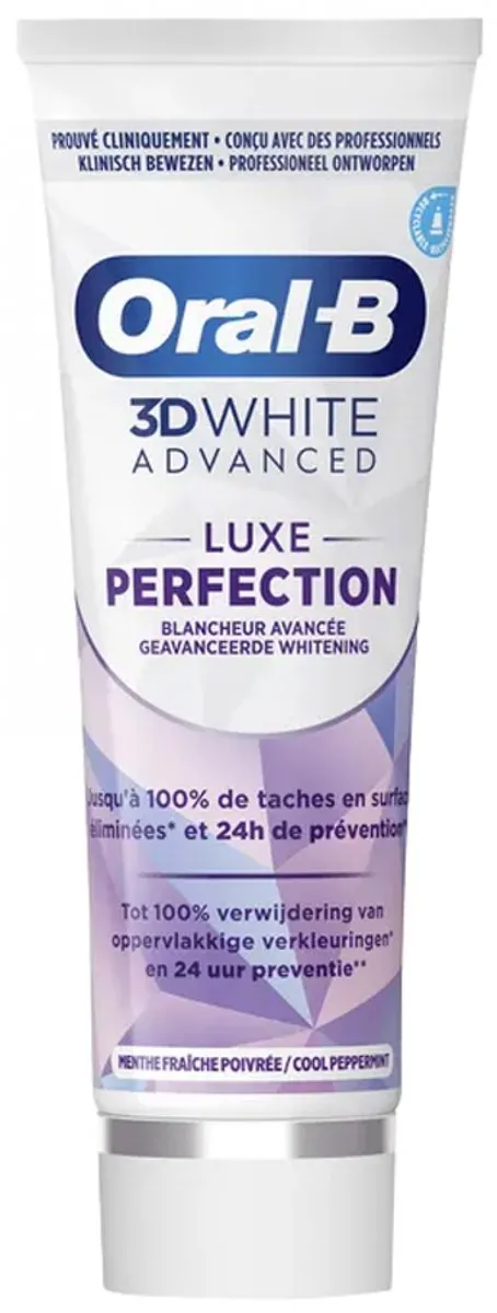 Oral-B 3D White Advanced Luxe Perfection Tandpasta 75ml