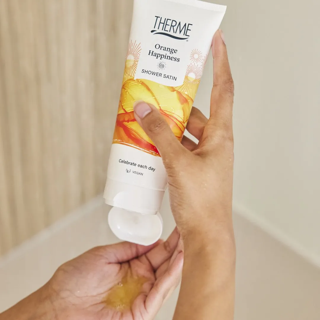 Therme Orange Happiness Shower Satin 200ml - 6 Stuks