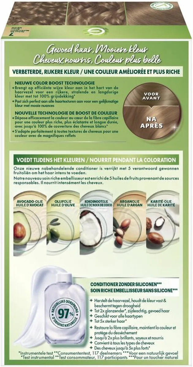 Garnier Nutrisse Crème 70 Natuurlijk Blond Haarverf - 3 Stuks
