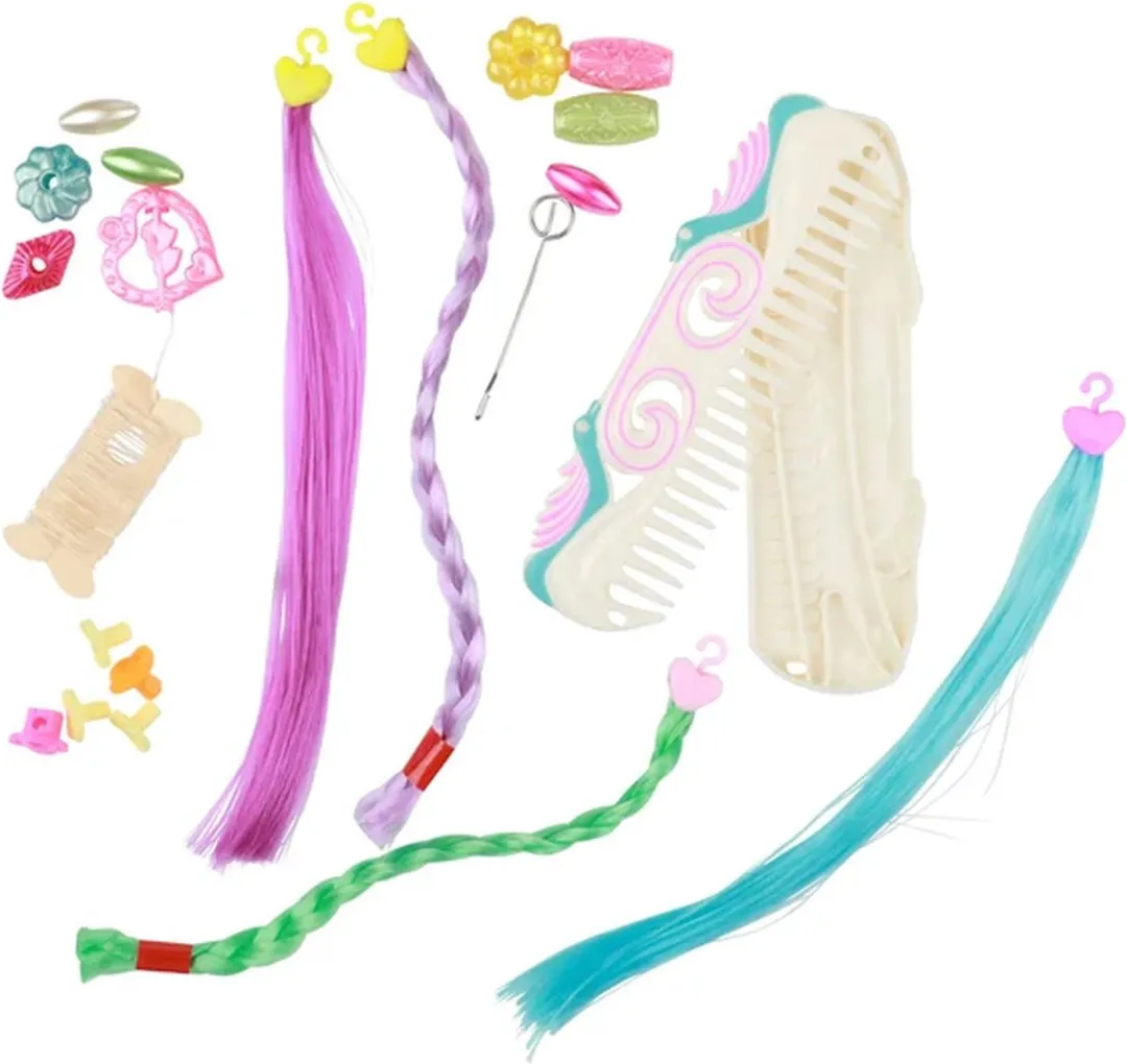 Toi-Toys Haarlokken & Kralen Set - Multi