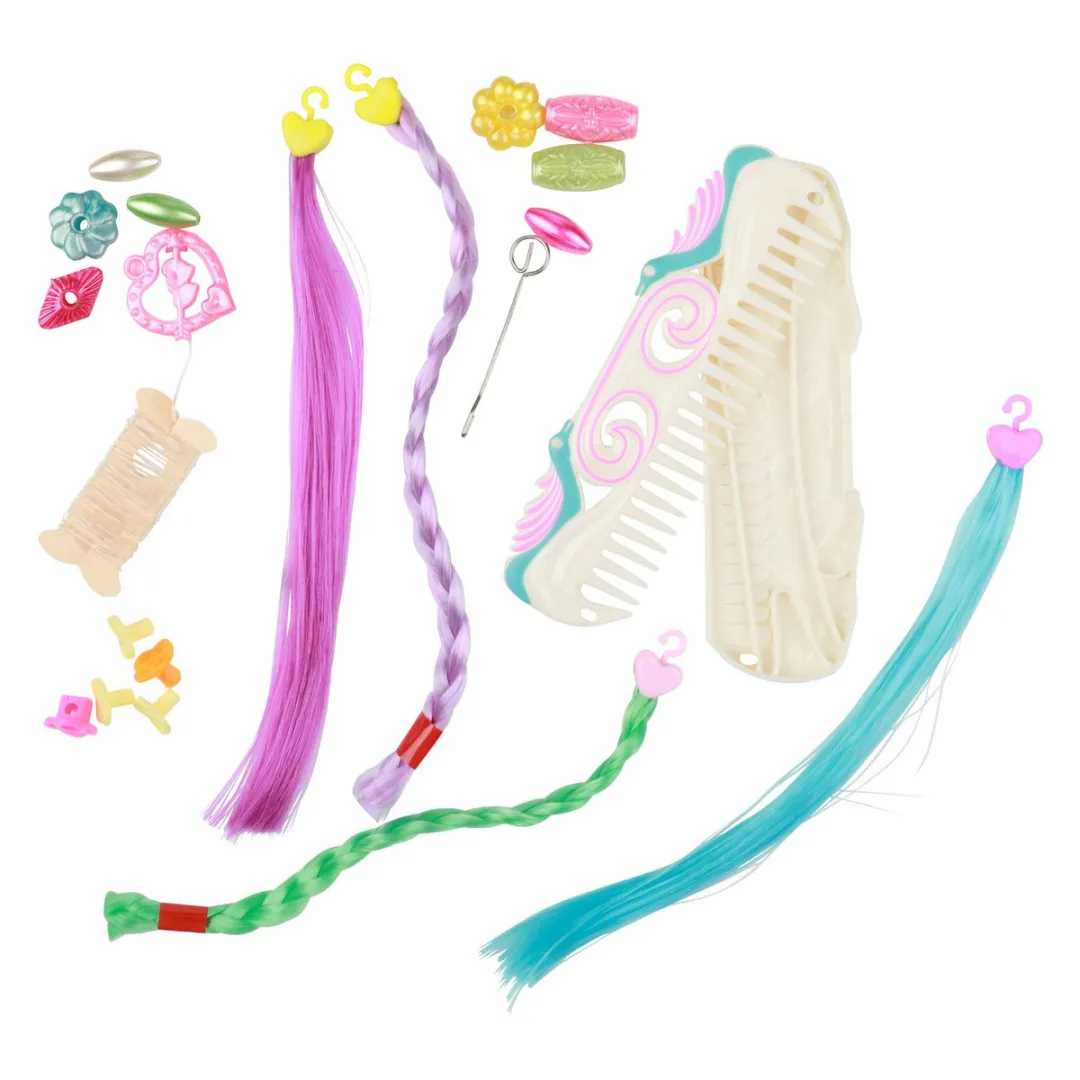 Toi-Toys Haarlokken & Kralen Set - Multi