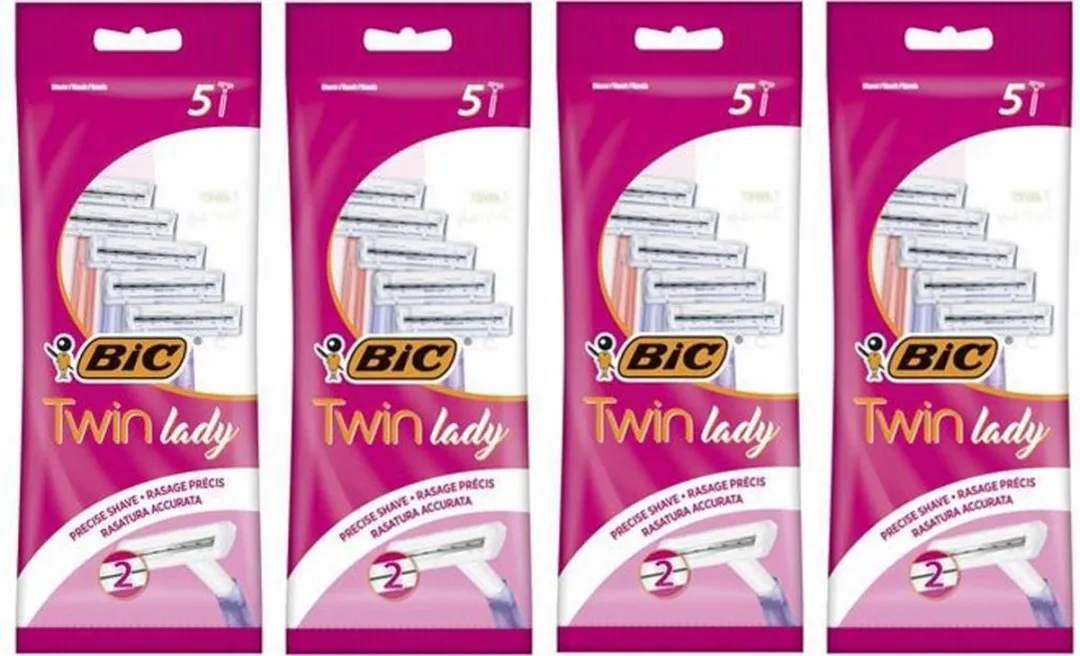 Bic Twin Lady Wegwerpscheermesjes 20 Stuks