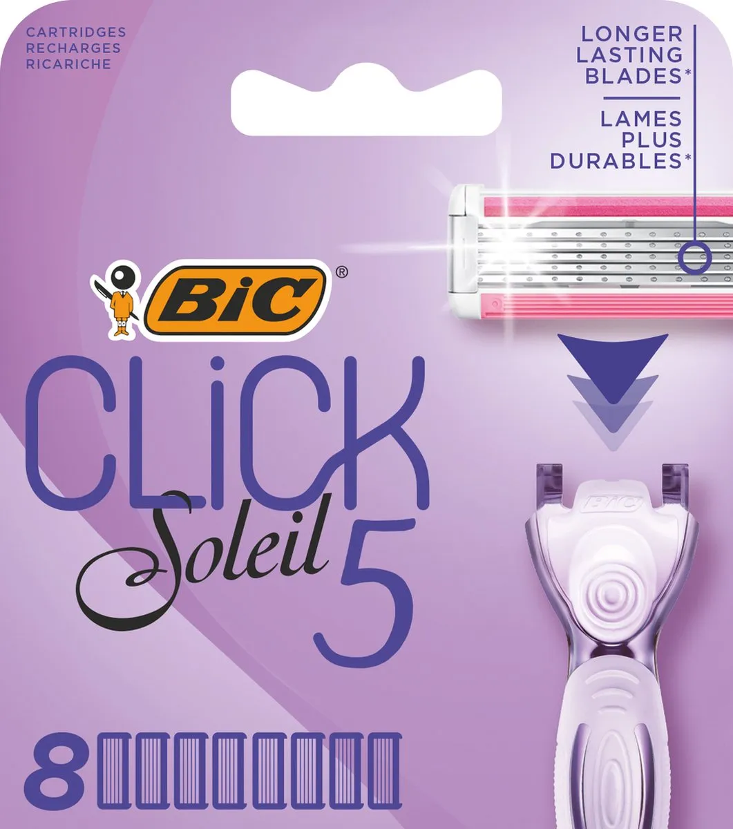Bic Click 5 Soleil Dames Scheermes - 8 Stuks - 5 Bladen