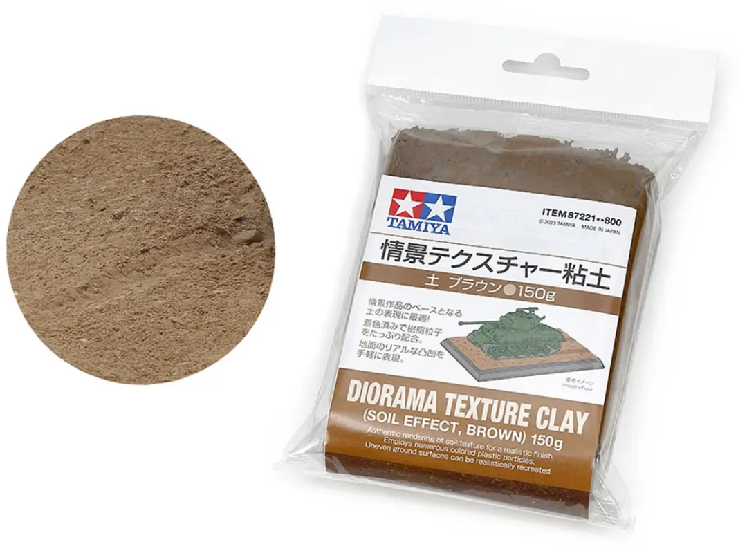 Tamiya Diorama Texture Clay Soil Effect Brown 150g