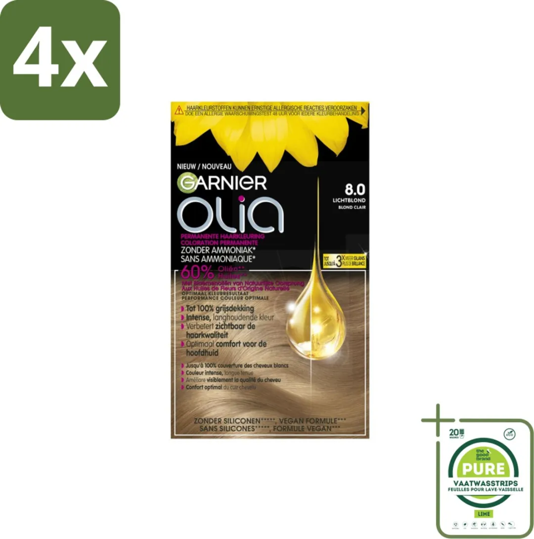 Garnier Olia 8 Lichtblond Haarkleuring 3944ml