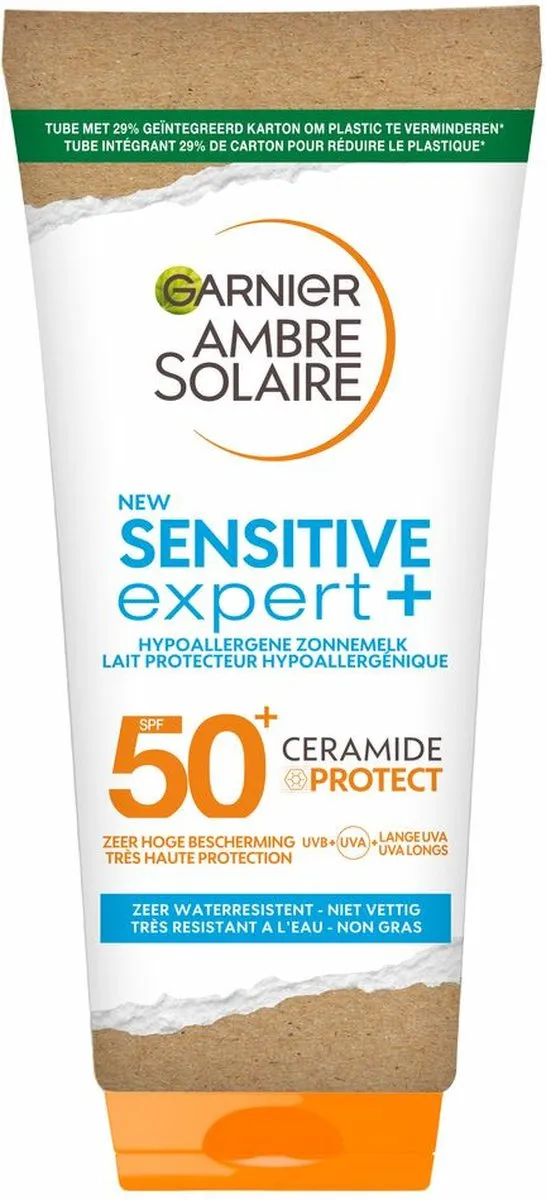 Garnier Ambre Solaire Sensitive Expert+ Zonnebrandmelk SPF 50+ 175ml - 6 Stuks - afbeelding 6 van 6