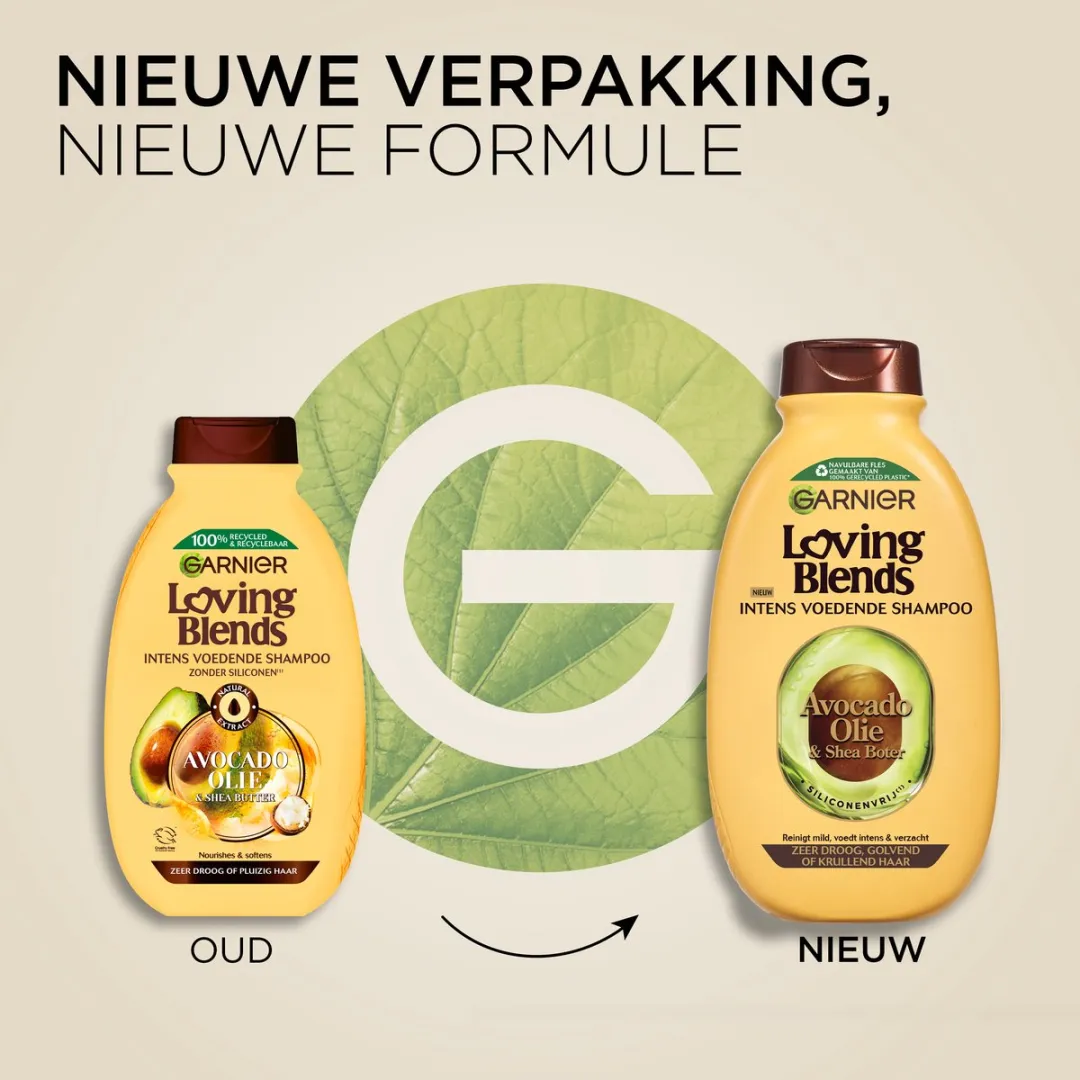 Garnier Loving Blends Avocado & Shea Shampoo Refill - 5x250ml - afbeelding 2 van 6