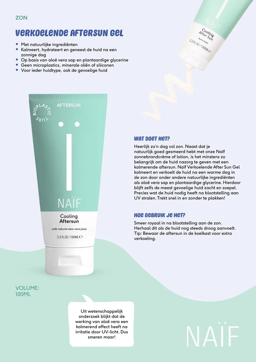 Naïf Aftersun Verkoelende Set 2x100ml