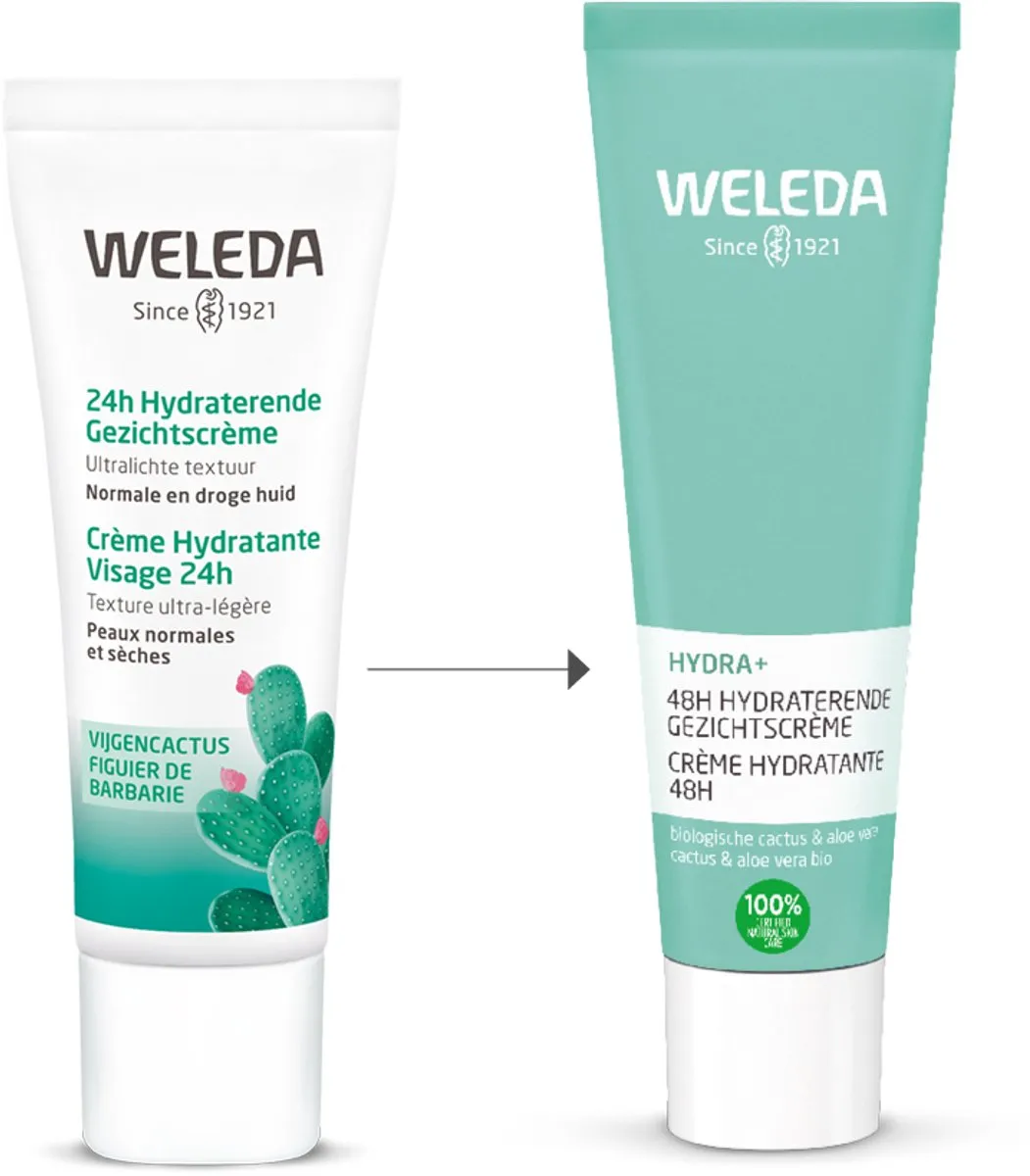 Weleda Hydra 48h Hydraterende Gezichtscrème 30ml - afbeelding 6 van 6