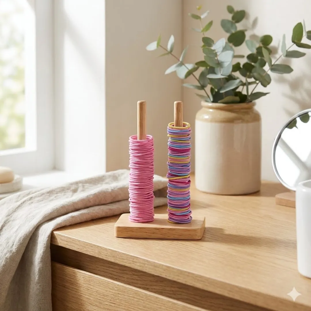 NUVEX Haar Elastiekjes 200 Stuks - Roze & Multikleur