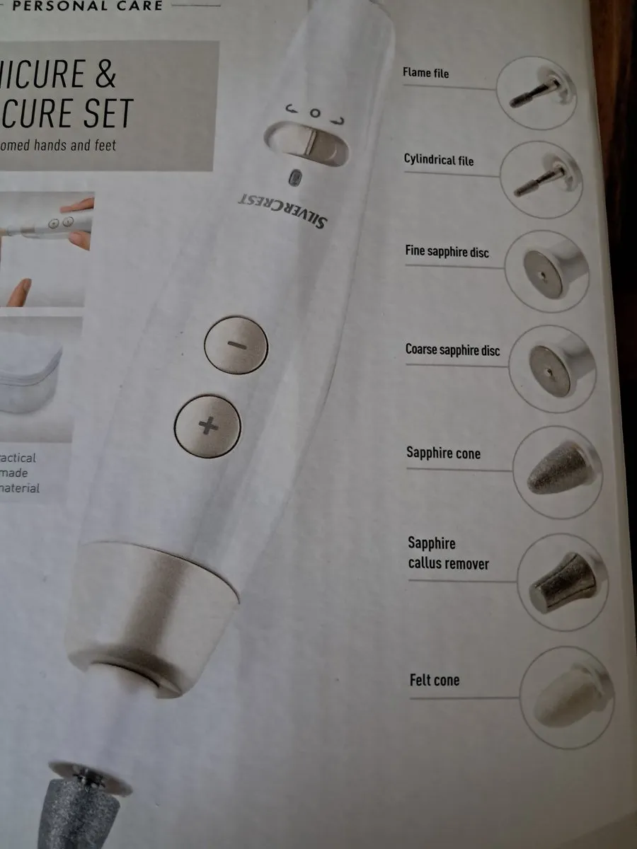 SILVERCREST Manicure & Pedicure Set 7-delig - Beige/Wit