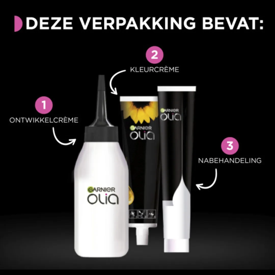 Garnier Olia 4.62 Donker Granaatrood Haarkleuring - 2 Stuks