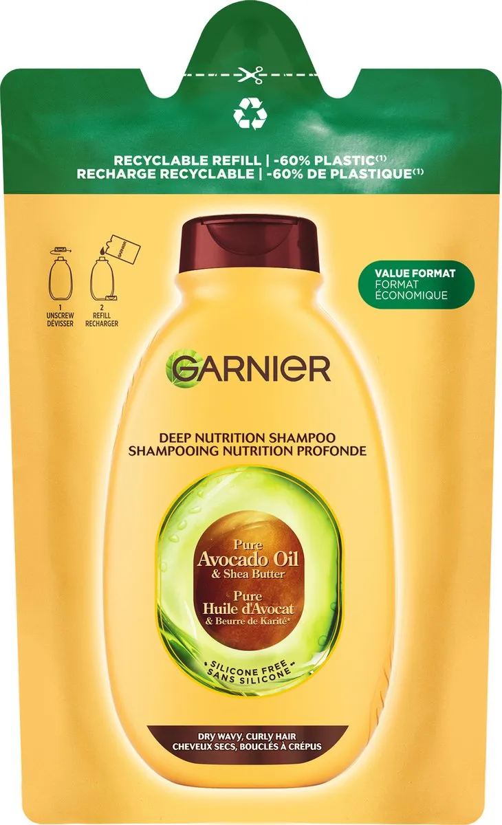 Garnier Loving Blends Avocado & Shea Boter Shampoo Refill 250ml