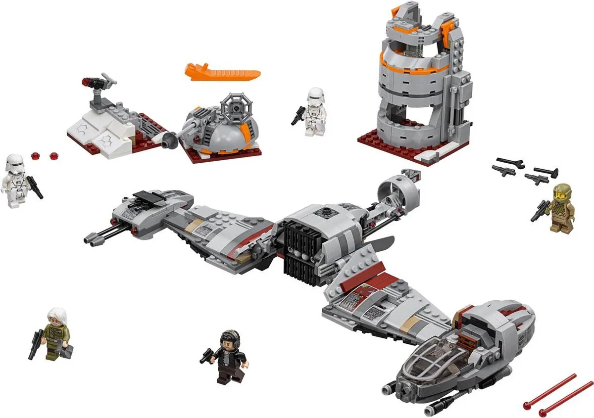 LEGO Star Wars Verdediging van Crait 75202 - 746 Stenen