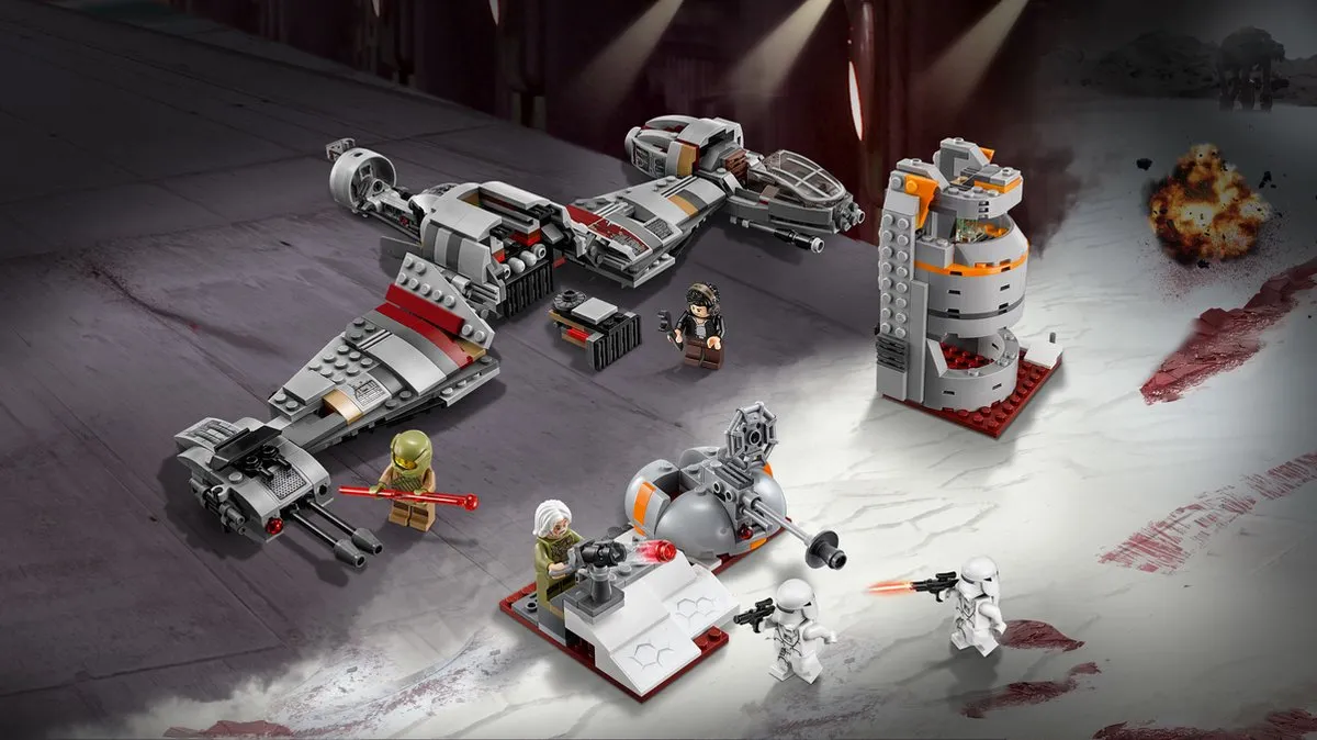 LEGO Star Wars Verdediging van Crait 75202 - 746 Stenen