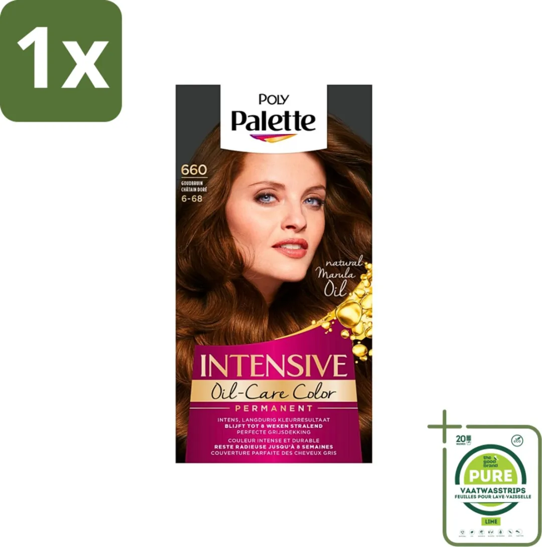 Schwarzkopf Poly Palette Haarverf 660 Goudbruin 115ml