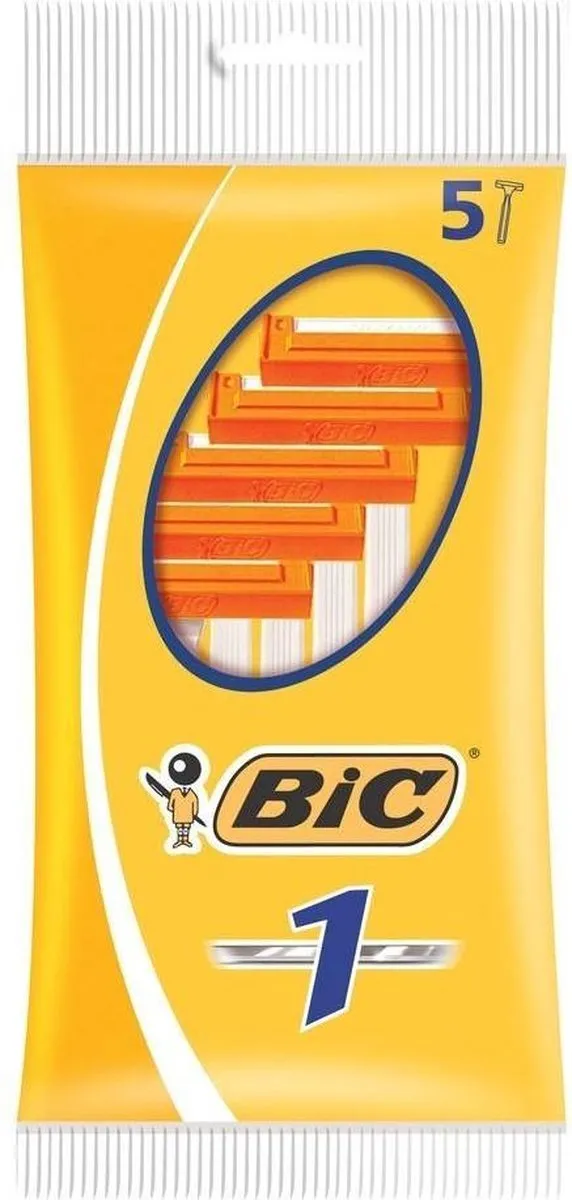 Bic Klassieke Wegwerpscheermesjes - 1 Mes - 60 Stuks (12x5)