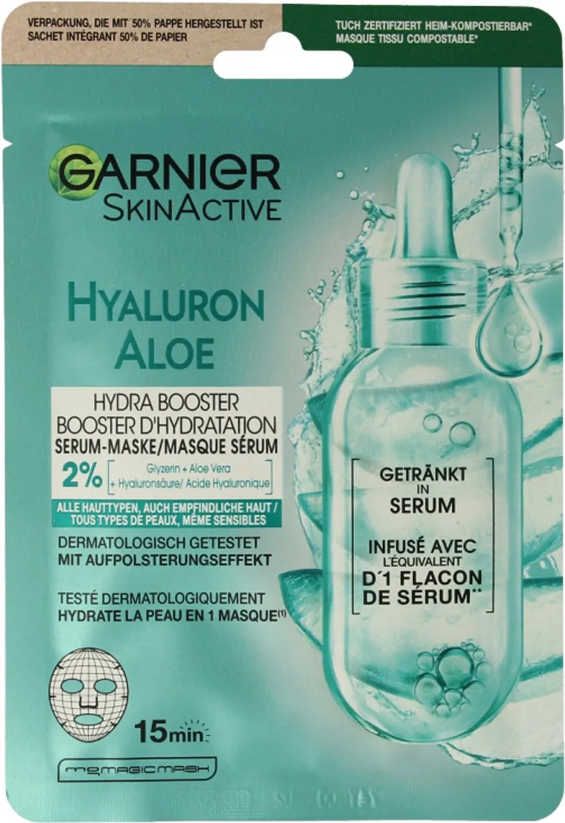 Garnier SkinActive Hydrabomb Tissuemasker 126ml
