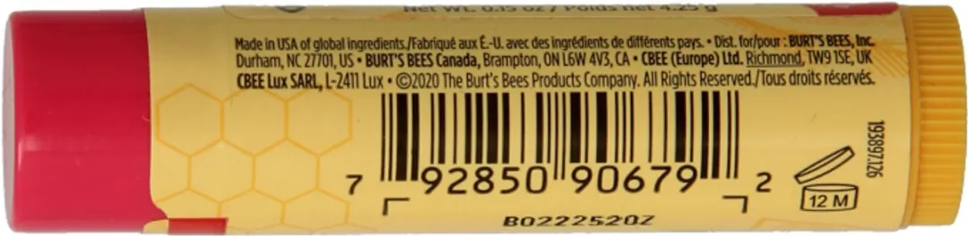 Burt's Bees Lip Balm Watermeloen 4.25g