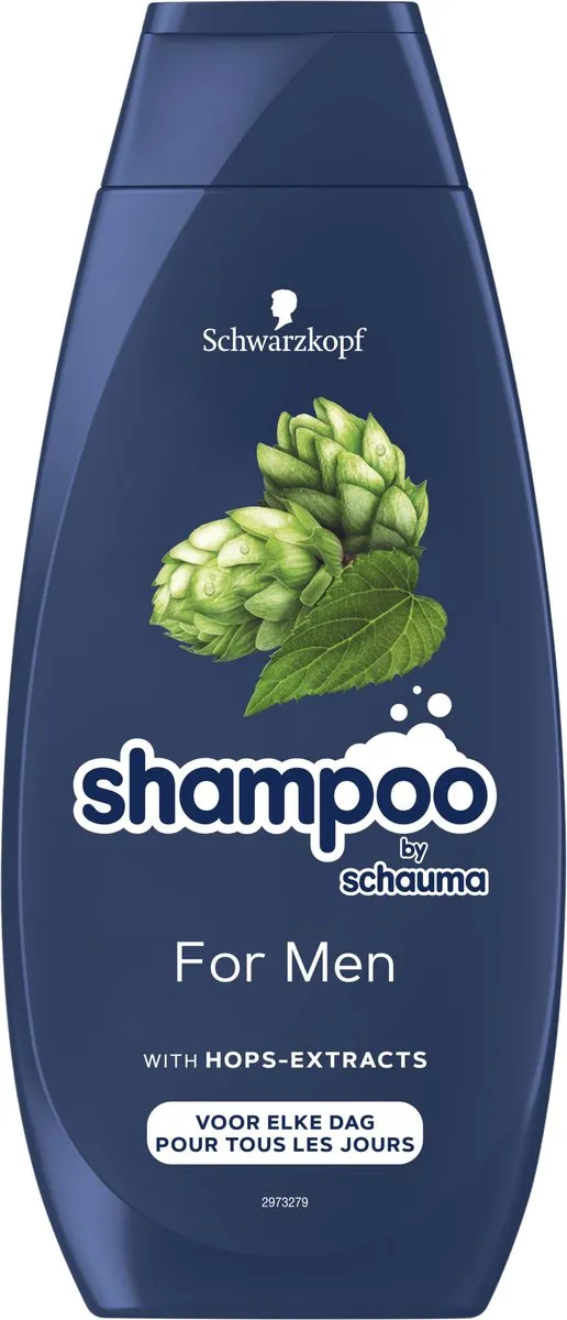 Schwarzkopf Shampoo For Men 5x400ml - Versterkt Volume