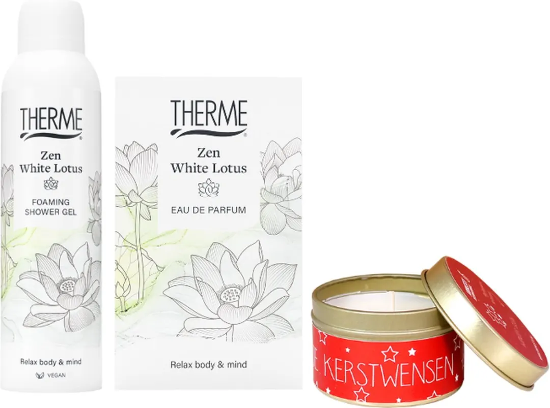 Therme Zen White Lotus Kerstset