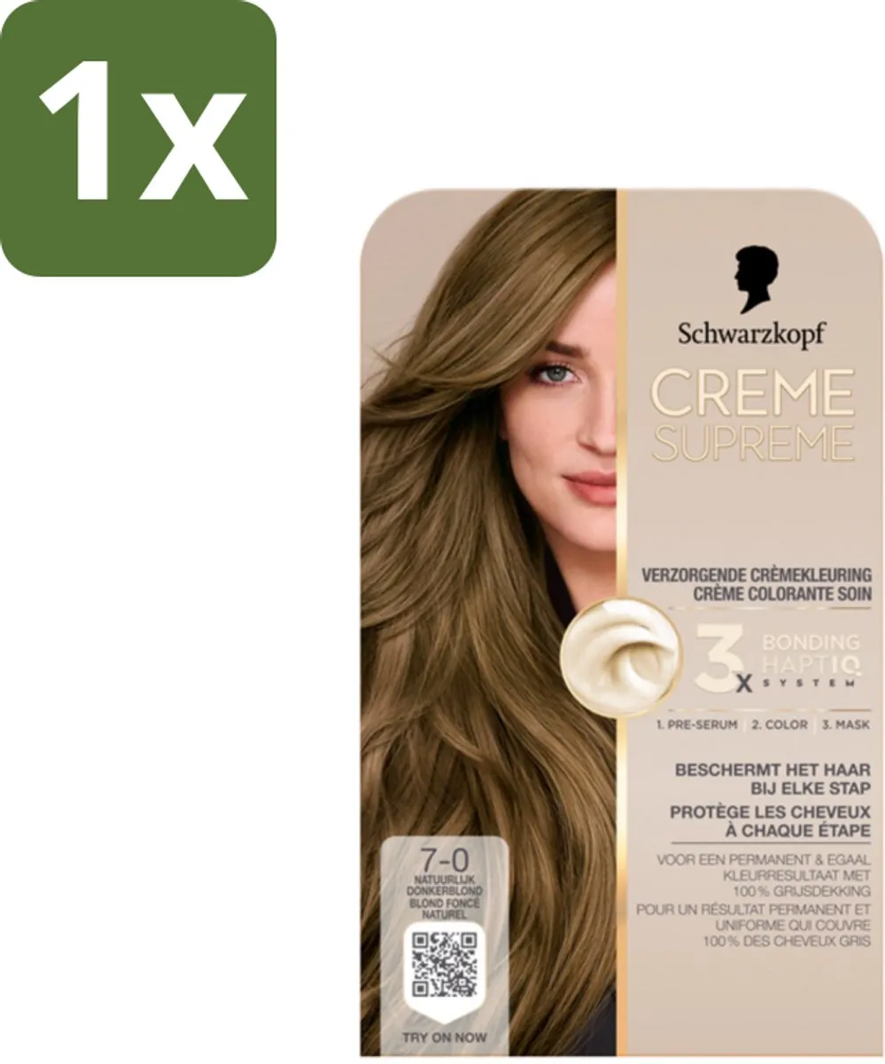 Schwarzkopf Creme Supreme 7-0 Haarkleuring 245g