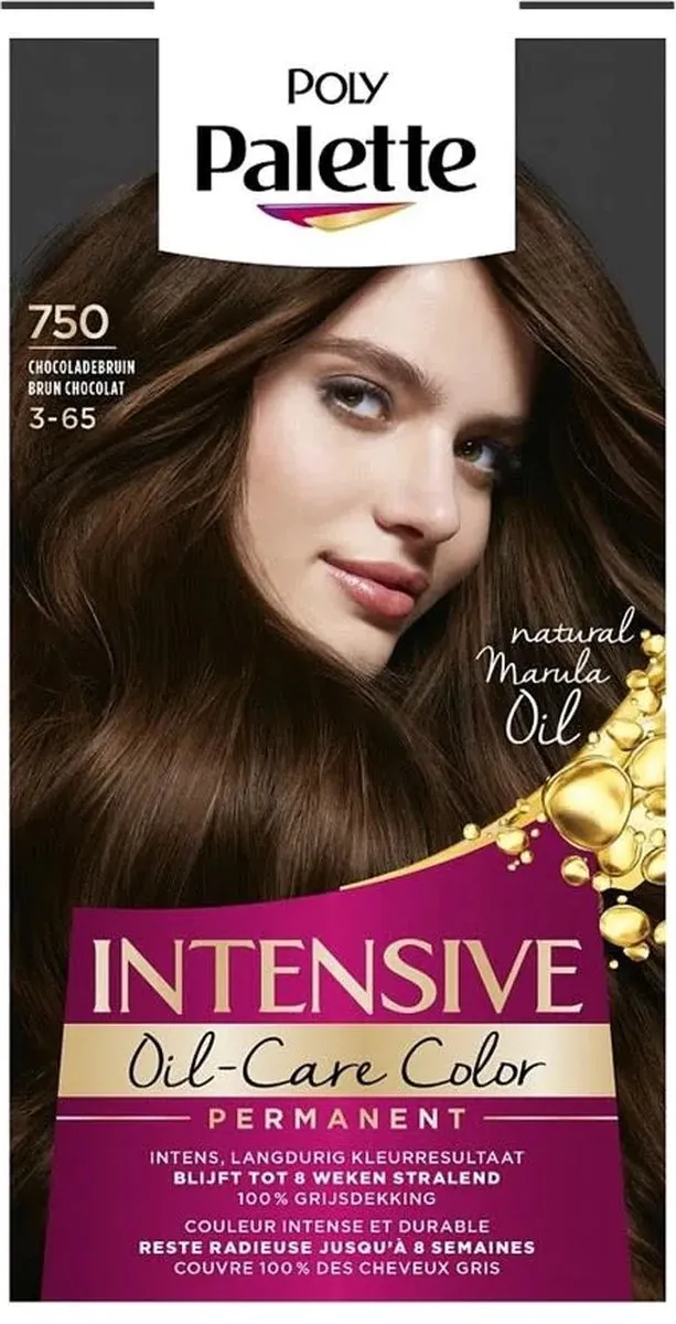 Schwarzkopf Poly Palette Haarverf 750 Chocoladebruin 115ml