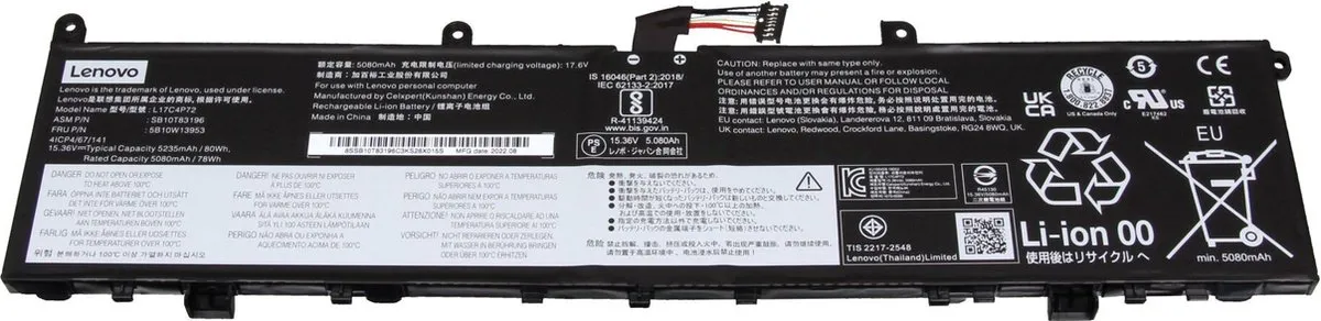 Lenovo 5B10V98091 Accu