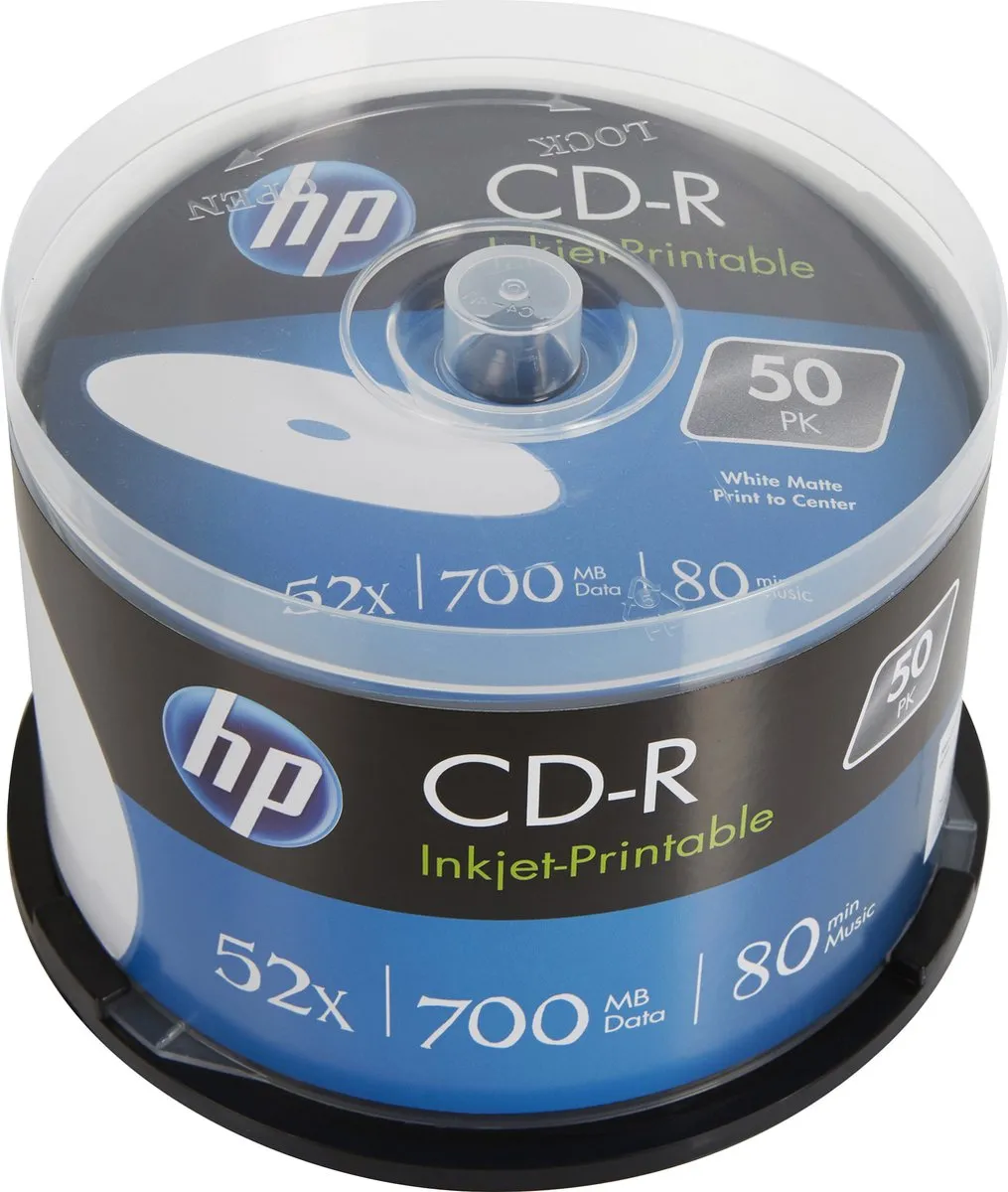 HP CD-R Discs 700MB - 50 Stuks