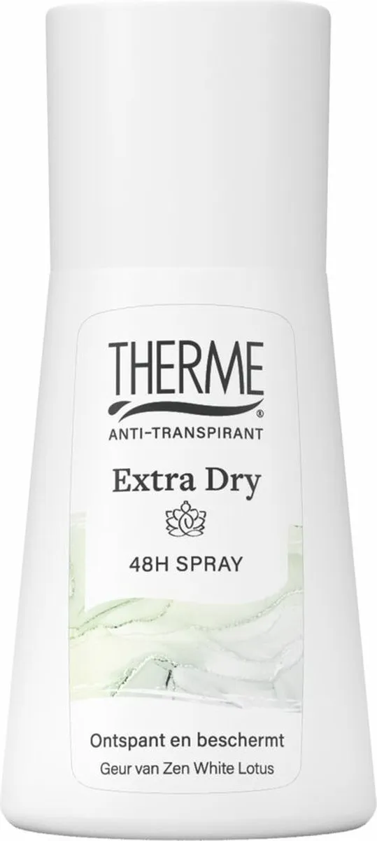 Therme Extra Dry Zen White Lotus Anti-Transpirant Spray - 6x75ml