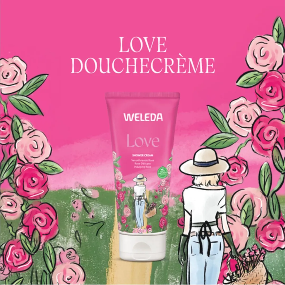 Weleda Aroma Shower Love Douchecrème 200ml - 3 Stuks
