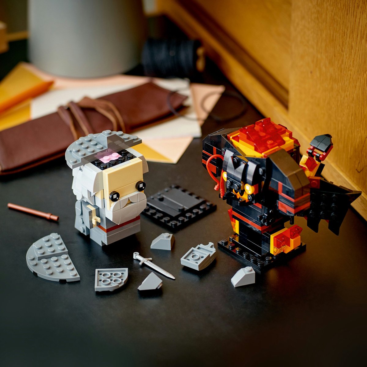 LEGO Lord of the Rings Brickheadz 40631 - Balrog & Gandalf the Grey