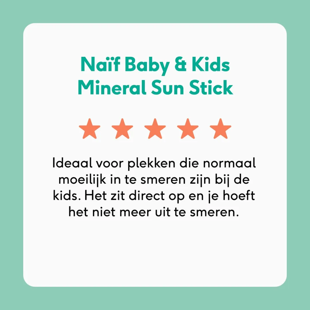 Naïf Minerale Zonnebrand Stick SPF50 36g