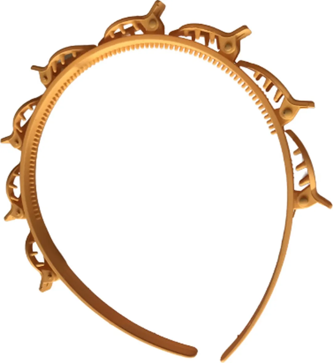 VinkToys Diadeem met clips Oranje