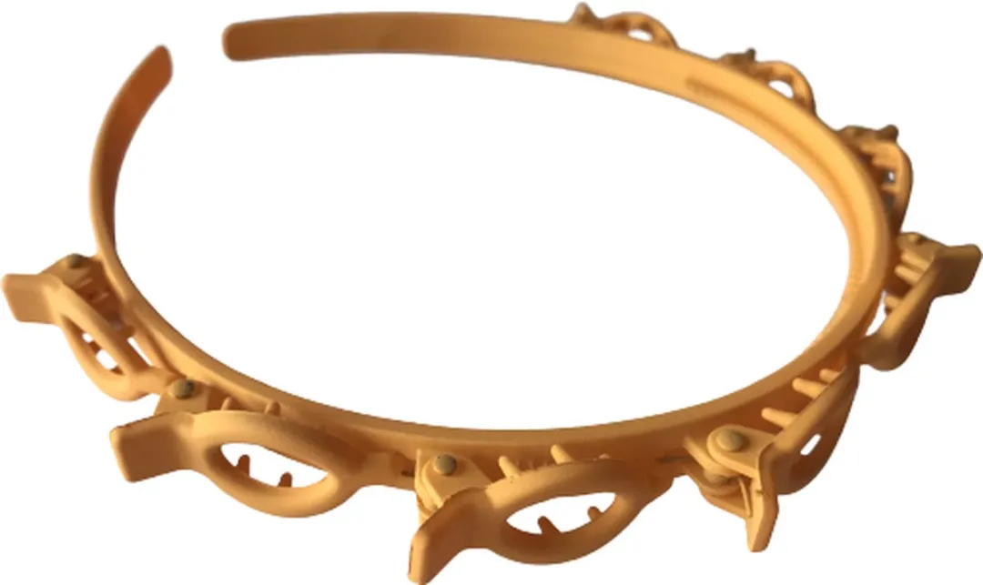 VinkToys Diadeem met clips Oranje