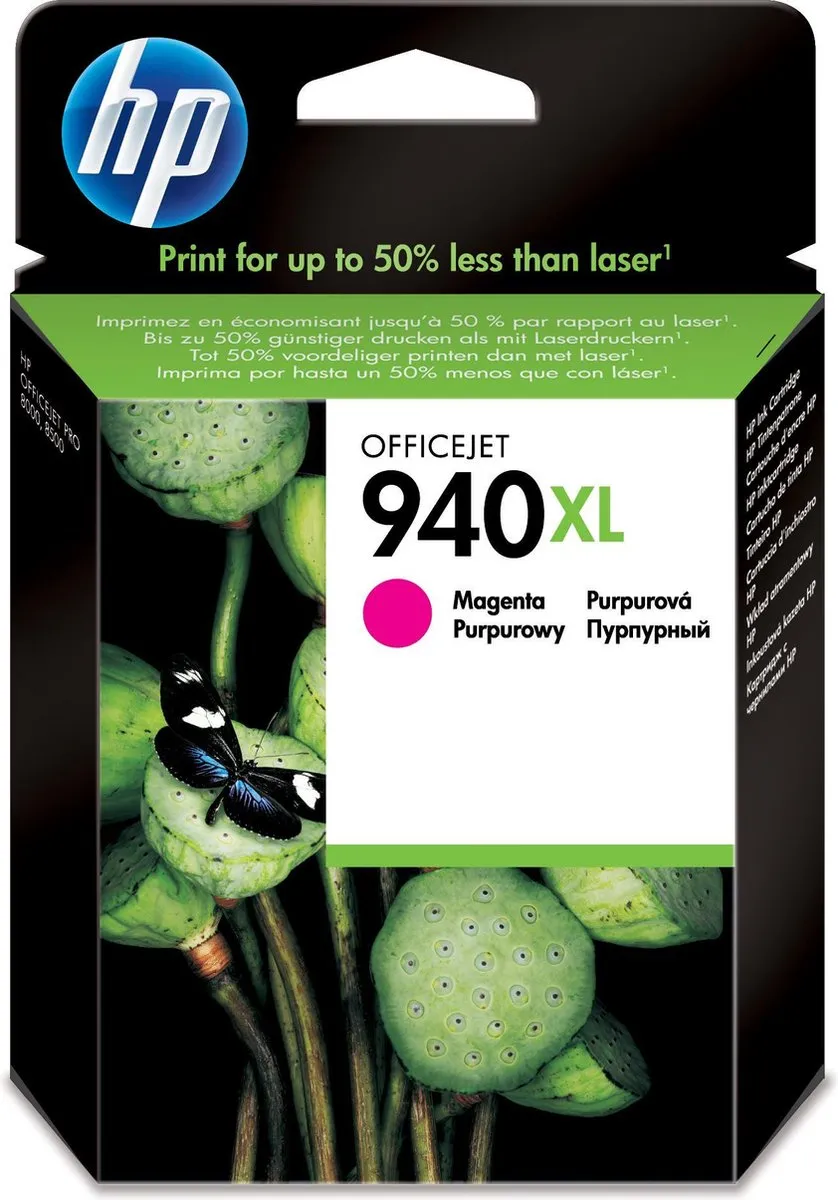 HP 940XL Magenta Inktcartridge - 1400 Pagina's