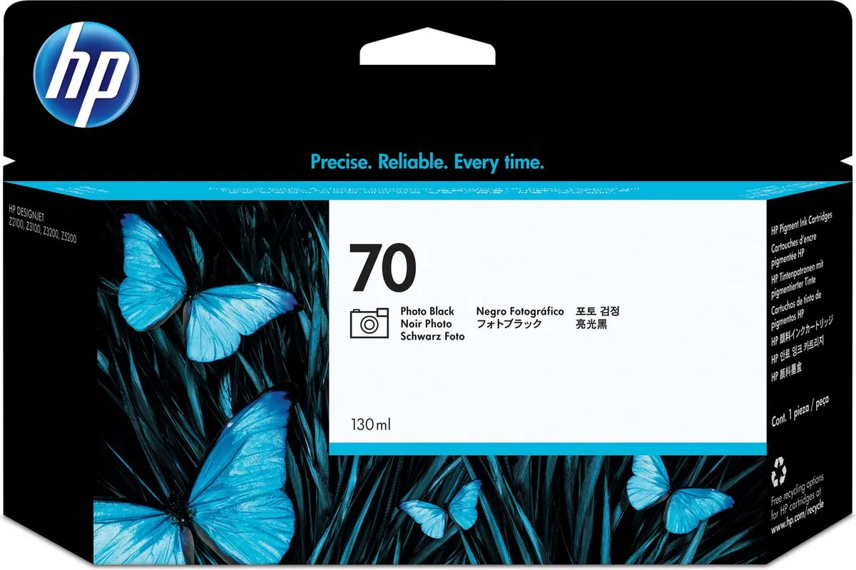 HP C9449A Inktcartridge Zwart - 130ml