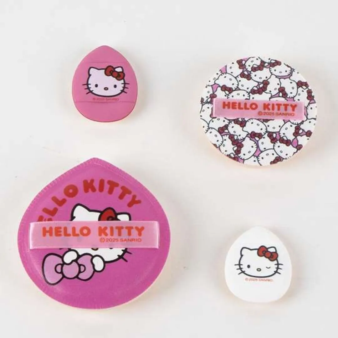 Hello Kitty Make-up Spons - 4 Stuks Roze