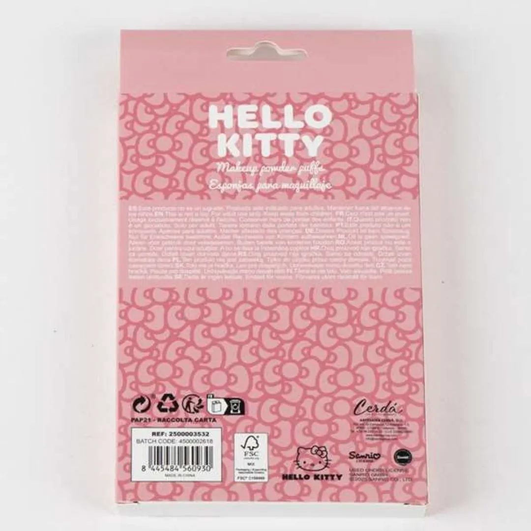 Hello Kitty Make-up Spons - 4 Stuks Roze