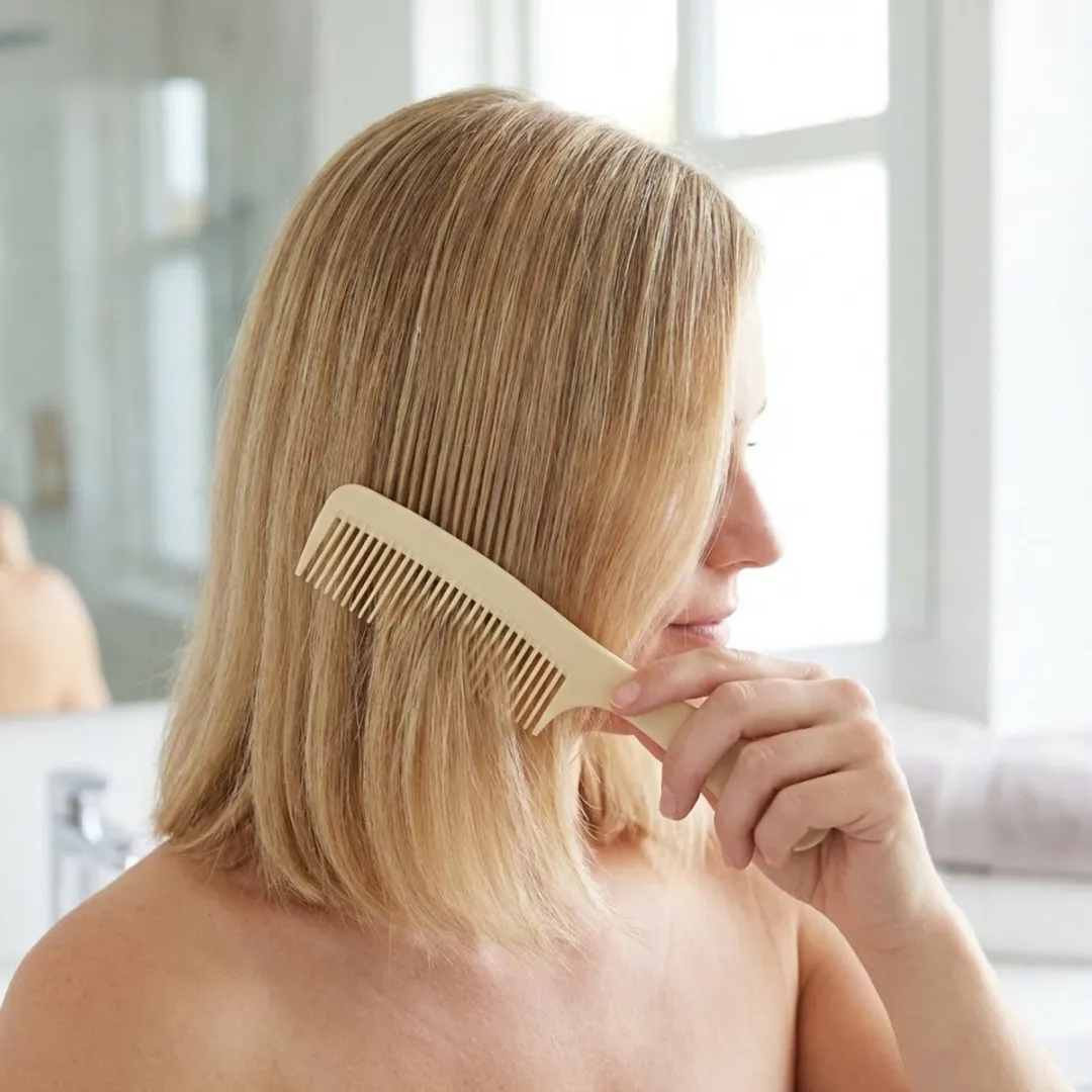 NUVEX Crèmekleurige Haar Kammen Set 8-delig