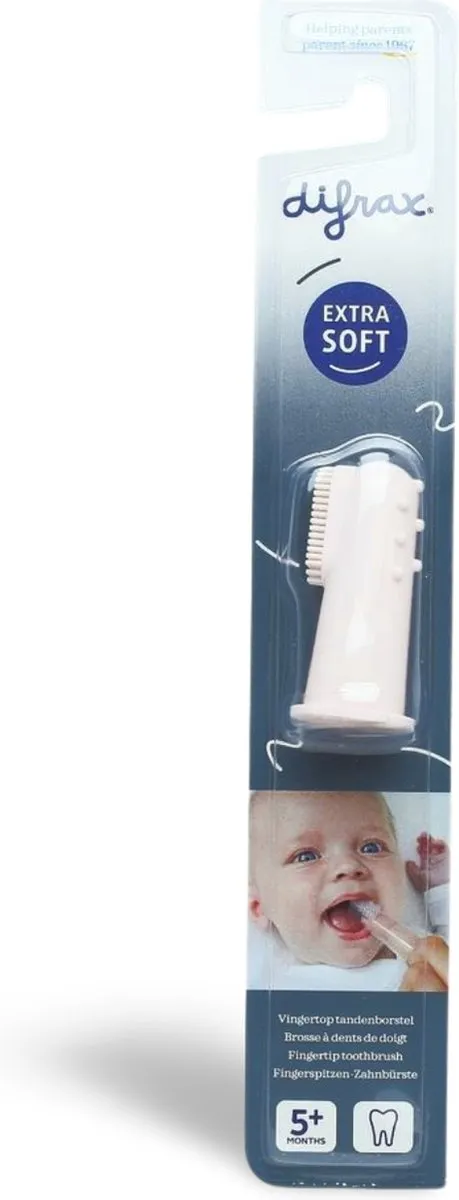 Difrax Vingertop tandenborstel 1 Stuks